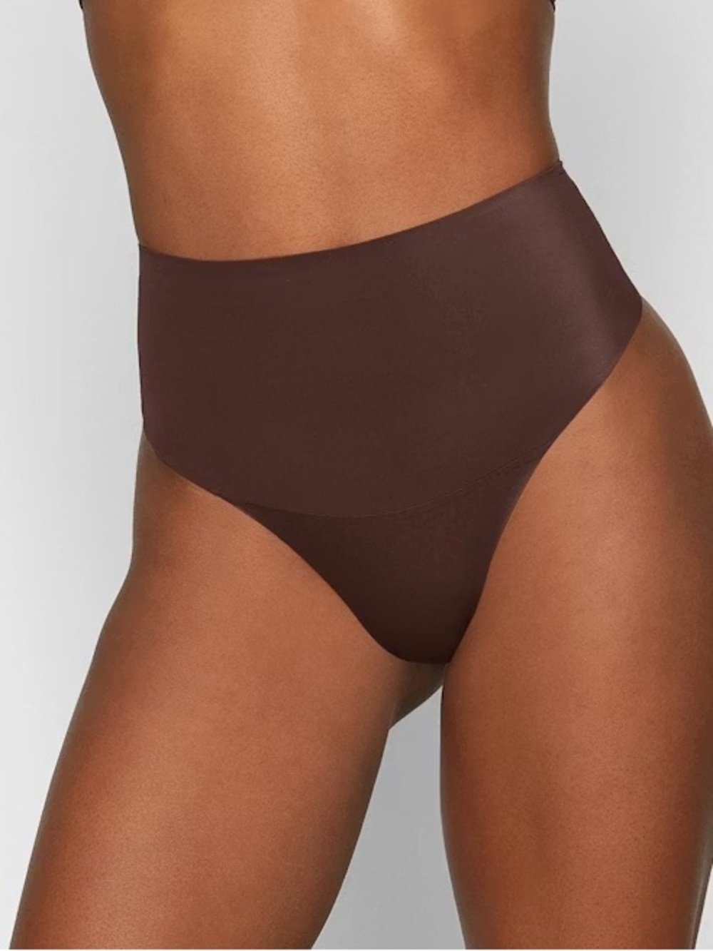 NWOT SKIMS Cocoa High-Waist Seamless Brief L/XL